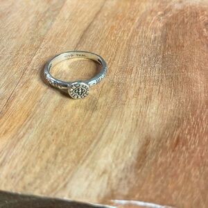 Silpada Sterling Silver Belle Fleur Stack Circle Ring Sz 6 R2466